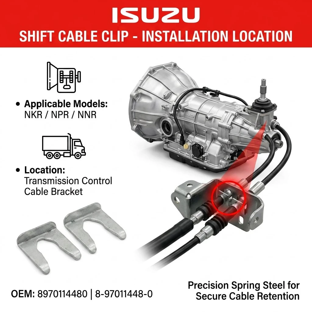 8970114480 8-97011448-0 Cable Clip For NKR NPR NNR